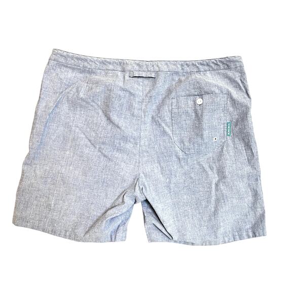 Bonobos Chambray Blue Board Shorts Swimsuit Trunks Size 36 - Picture 2 of 2